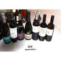 11 flessen diverse wijnen